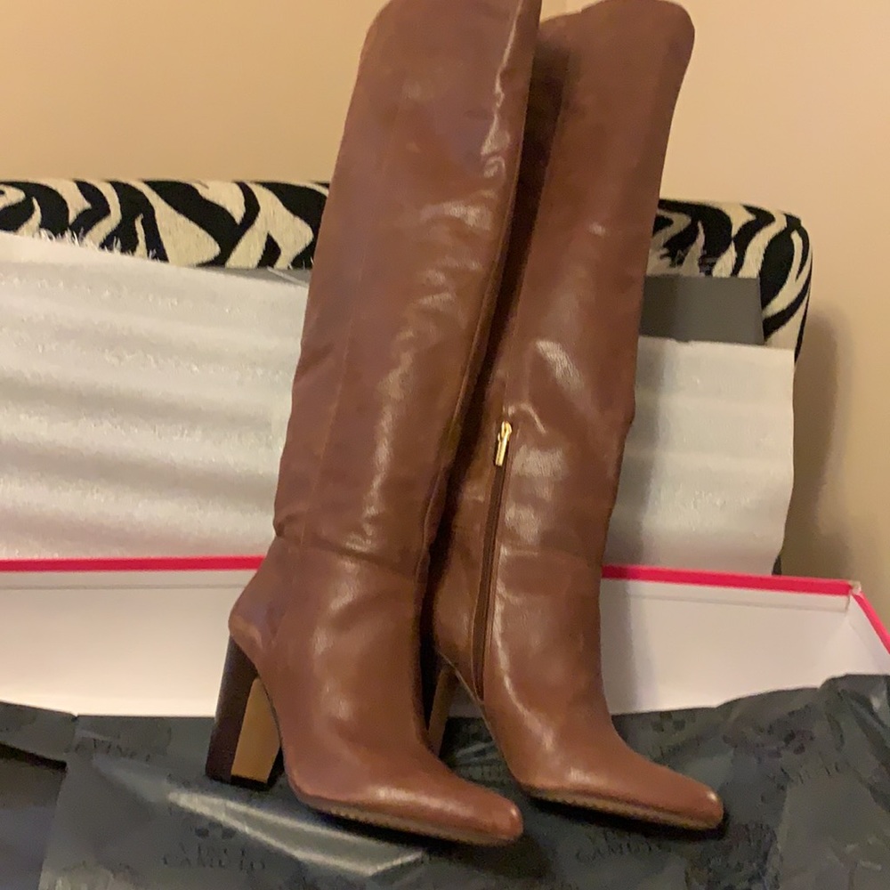 Vince Camuto Brand New in box OTK Boots Brunette Tanga